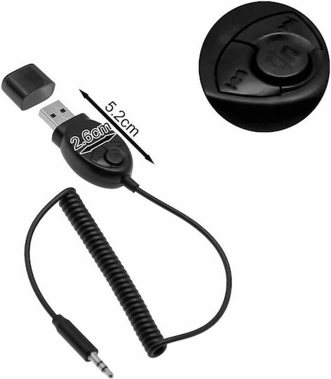 Moxom FM Car Transmitter with Bluetooth / AUX / USB