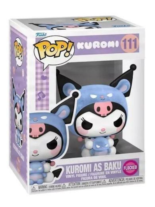 Funko Pop! Kuromi as Baku Flocked Funko Pop! Kuromi as Baku Flocked