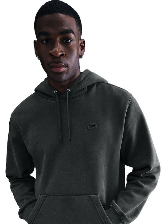 Sportswear Club Sweatshirt with Hood Anthracite