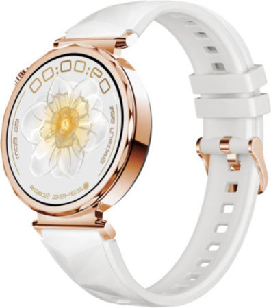 Aurafit Ella 3 42mm Smartwatch με Παλμογράφο (Χρυσό)