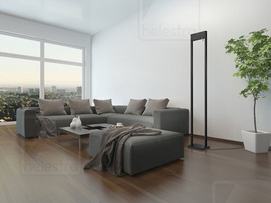 Helestra LED Floor Lamp with Warm White Light Black