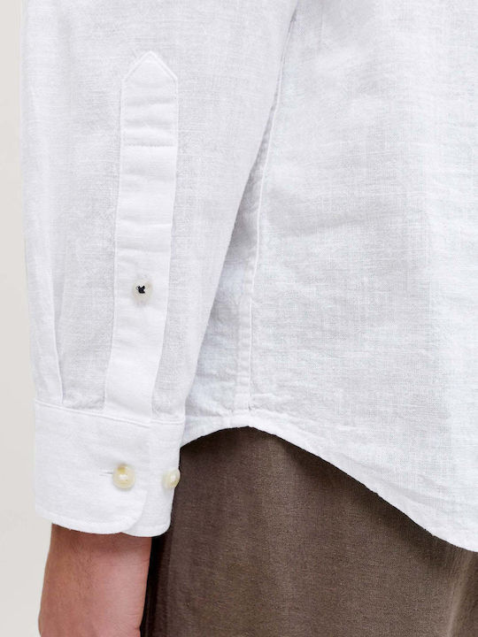 Langärmlig Hemd White