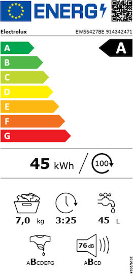 Electrolux 600 Series Пералня 7кг 1200 Оборота EWS6427BE