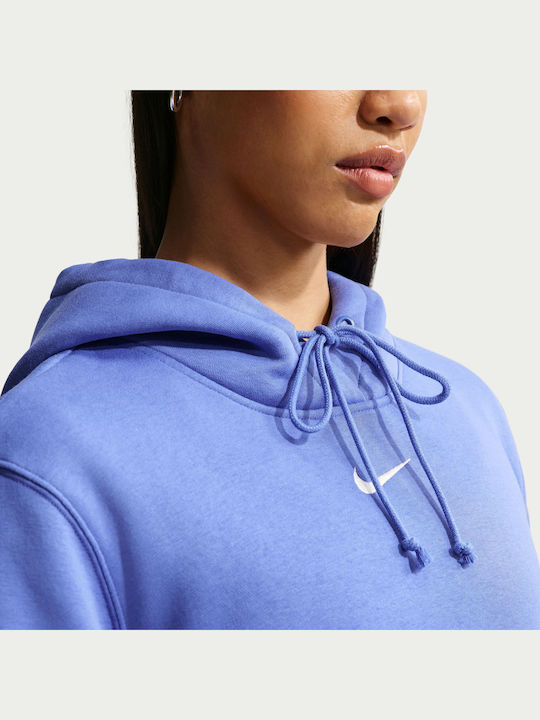 Sportswear Phoenix Women's Sweatshirt Hooded Lt Medium Blue / Sail