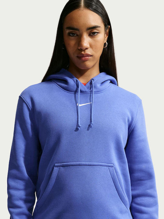 Sportswear Phoenix Women's Sweatshirt Hooded Lt Medium Blue / Sail