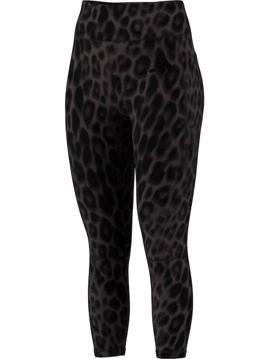 Optime Essentials Schulung Frauen Gekürzt Leggings Leopard