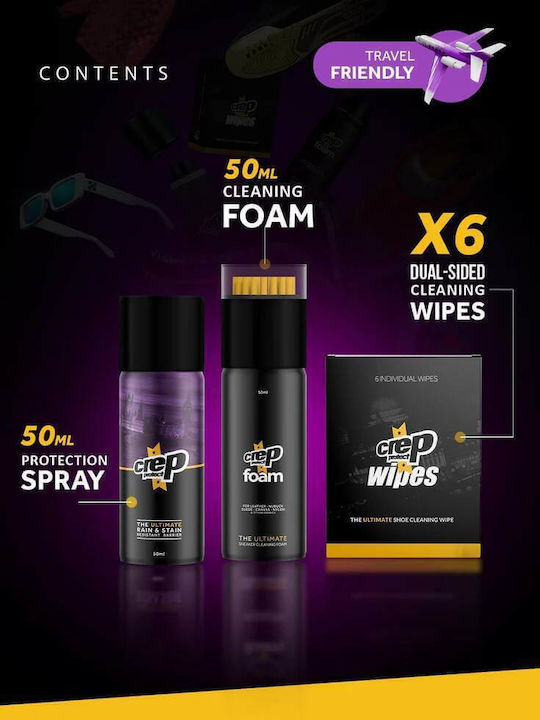 Crep Protect Starter Pack Shoes Cleaning Kit Καθαριστικό Σετ Παπουτσιών 700013930.0