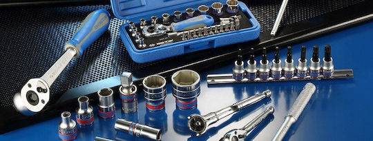 King Tony Bit Steckschlüssel 1/2" Antriebsgröße Torx Οπή T20x60mm