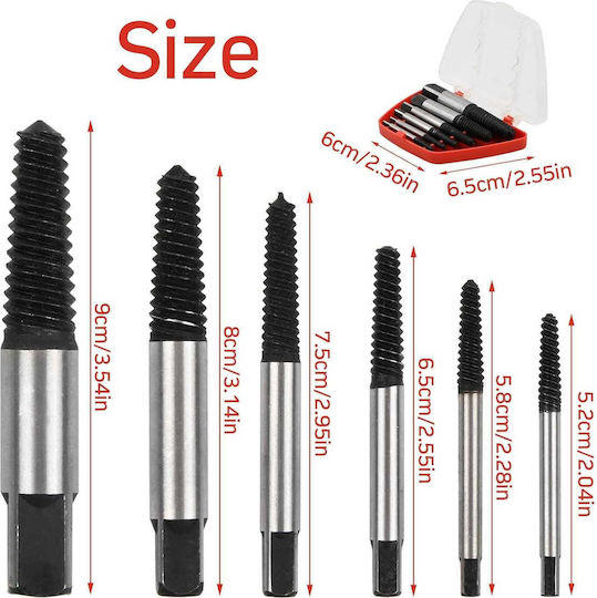 Damaged – Broken Puller Set for Screws 6pcs