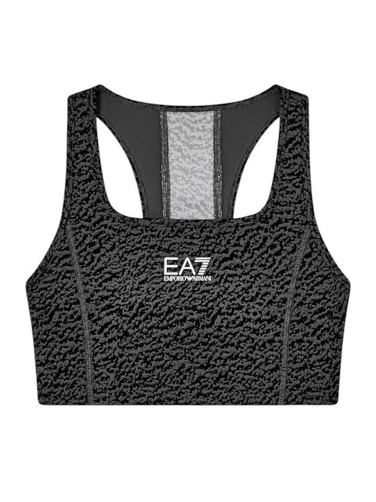 Women's Sports Bra without Padding Anthracite-Black