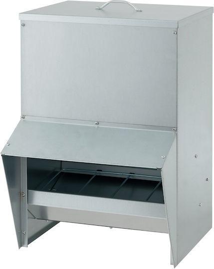 Costway Automatic Metal Feeder for Chickens and Poultry with Capacity 22kg