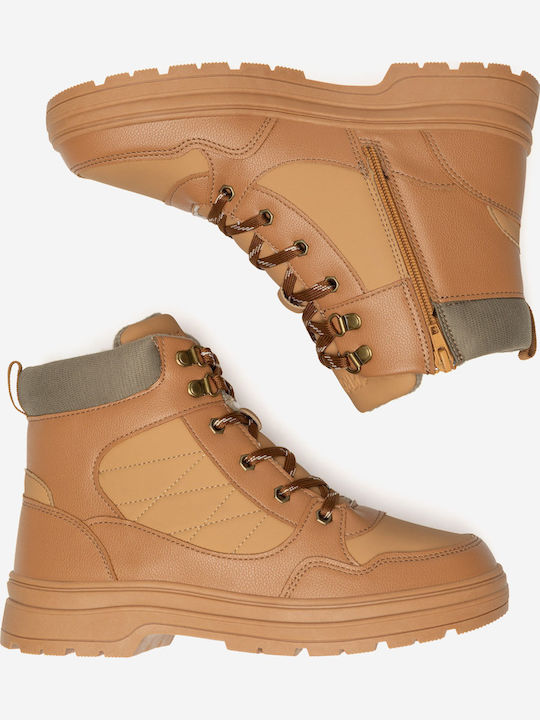 Παιδικά Sneakers High Καφέ