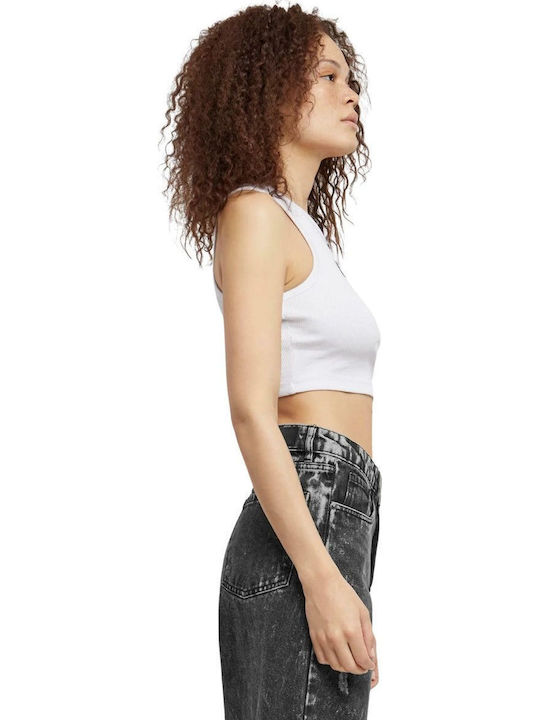 Women's Blouse Cotton Sleeveless White