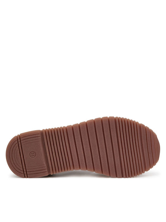 Platforme De Vară Pentru Femei Tip Espadrile Bej