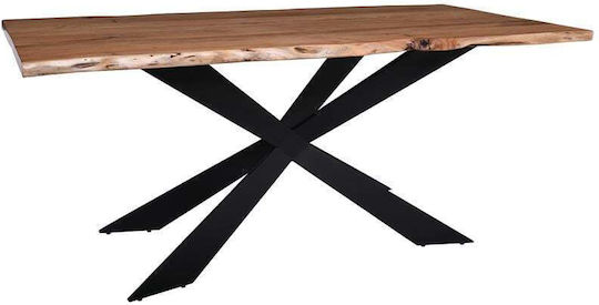 Lizard-wt Τραπεζαρίας Μαύρο, Φυσικό 180x90x78εκ. Lizard-wt Τραπεζαρίας Μαύρο, Φυσικό 180x90x78εκ.