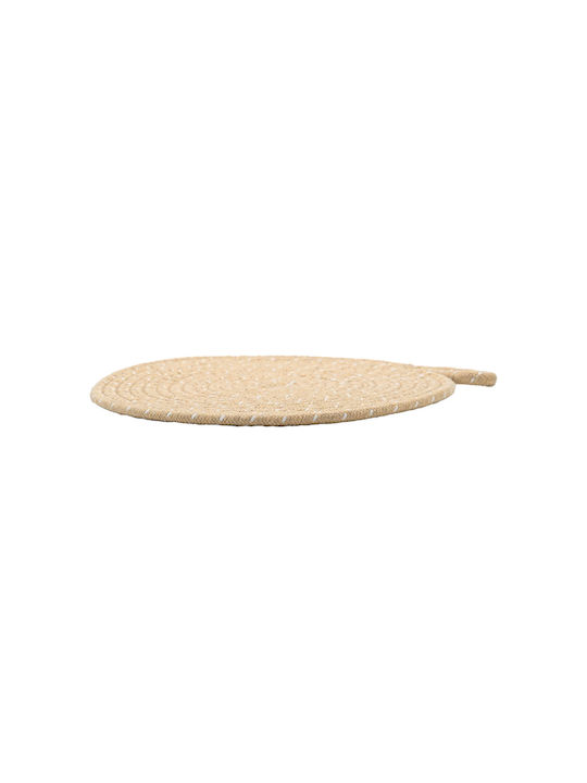 Estia Seil Tischsets Rund Beige 25cm Estia Seil Tischsets Rund Beige 25cm