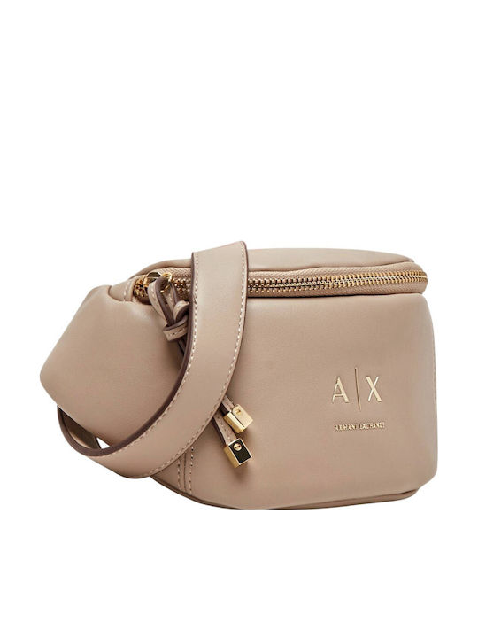 Fabric Women's Shoulder Bag Beige