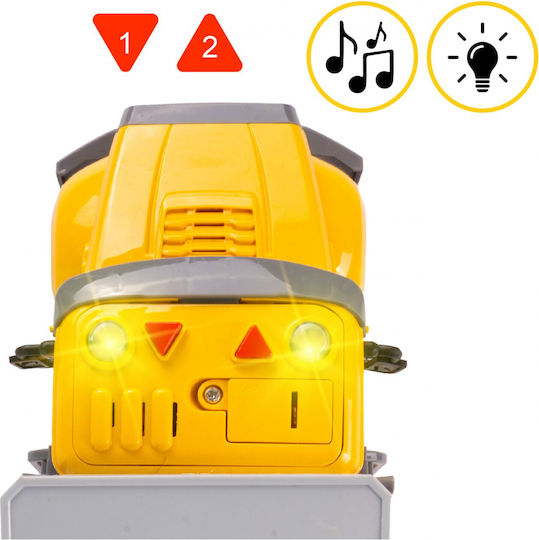 Interactive Dump Truck Children Realistic Design Movable Wheels Sound Light Effects Size 30 X 12.7 X 8.8 Cm