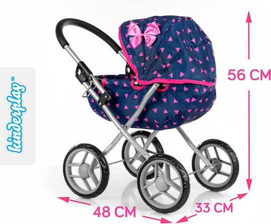 Kinderplay Cărucior pentru păpuși