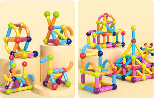 MalPlay MalPlay Magnetisches Bau- und Konstruktionsspielzeug für Kinder ab 3 Jahren