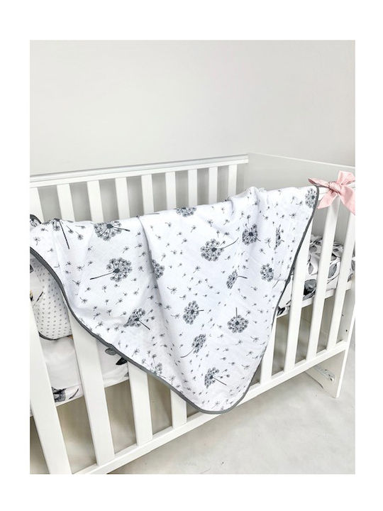 Arus Baby-Soßtuch Gray 75x75cm.