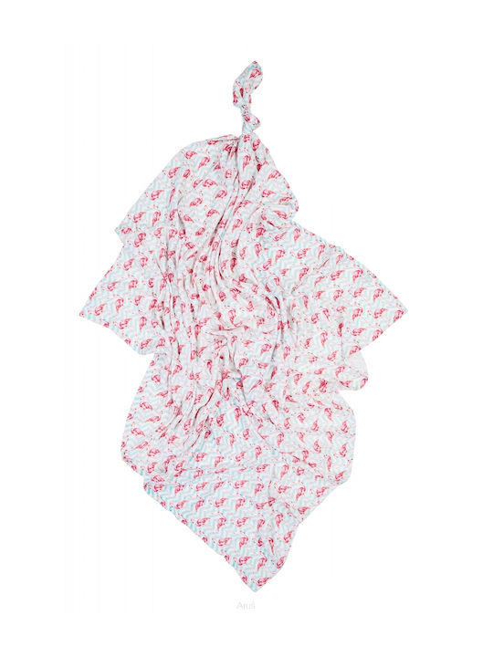 Arus Baby Burp Cloth Roz 75x75εκ.