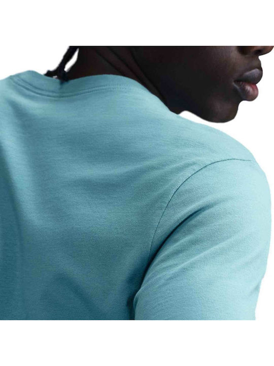 Athletic T-shirt Denim Turquoise
