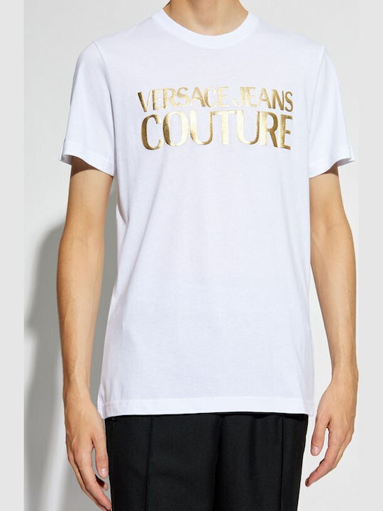 T-shirt Λευκό-χρυσό