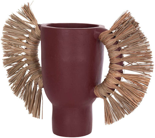 Freebox Decorative Vase Red 64x22x38cm