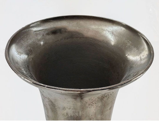 InTheBox Διακοσμητικό Βάζο Metallisch Silber 26x26x115cm 1Stück