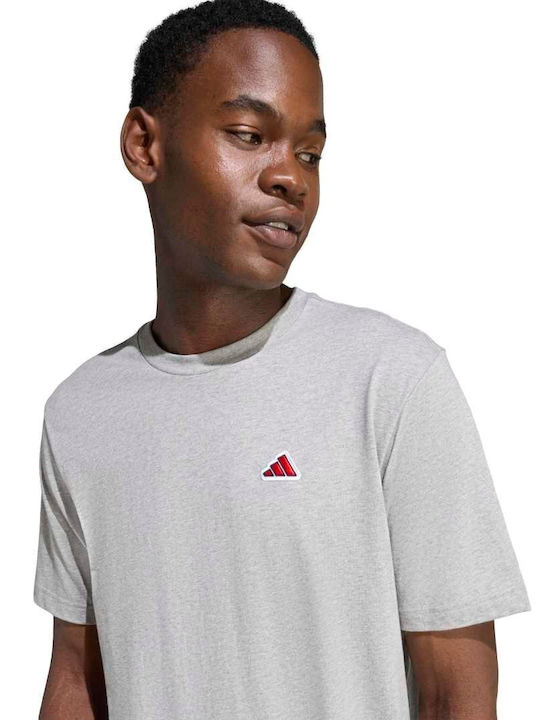 Graphic Athletic T-shirt Medium Grey Heather