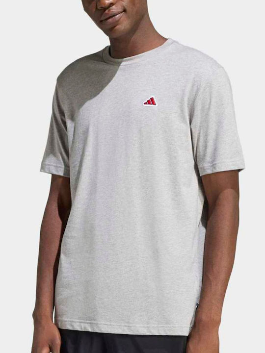 Graphic Athletic T-shirt Medium Grey Heather
