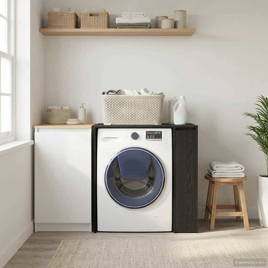 vidaXL Cabinet de baie Mobilier pentru baie L87xA60xÎ89cm Negru