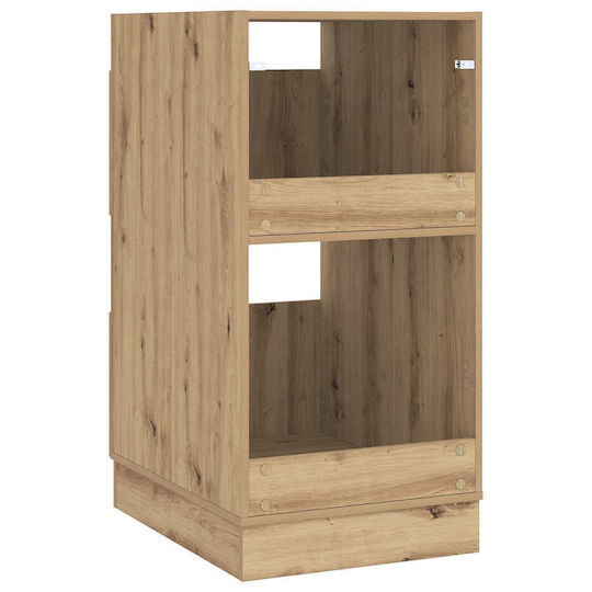 vidaXL Bathroom Cabinet Laundry L50xW68xH162cm Oak