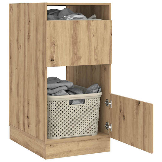 vidaXL Cabinet de baie Mobilier pentru baie L50xA68xÎ102cm Stejar