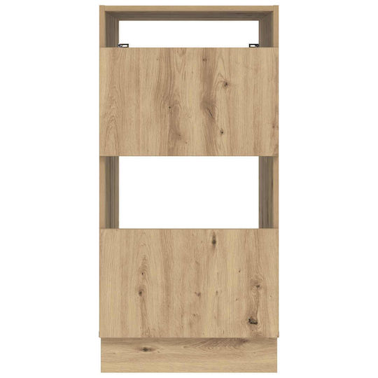 vidaXL Cabinet de baie Mobilier pentru baie L50xA68xÎ102cm Stejar