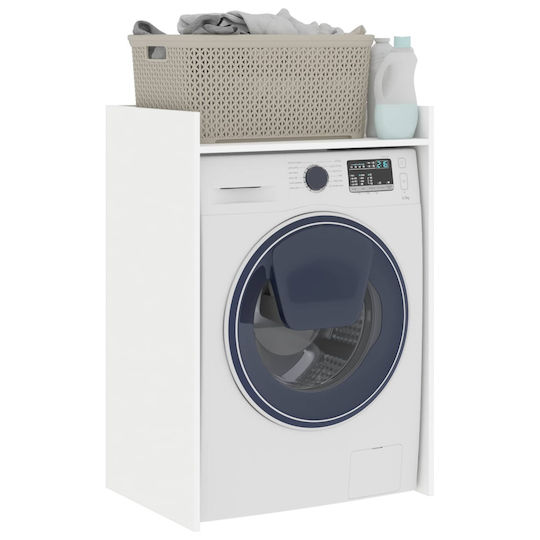 vidaXL Cabinet de baie Mobilier pentru baie L67.5xA48xÎ97cm Alb