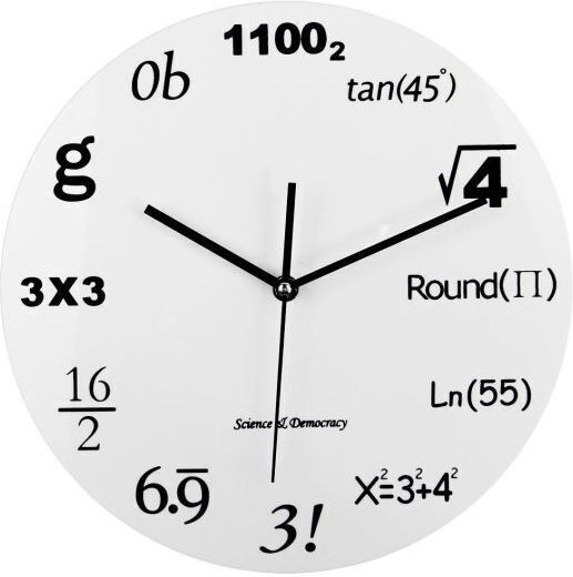 Gadget Master Wall Clock Plastic White Ø30cm