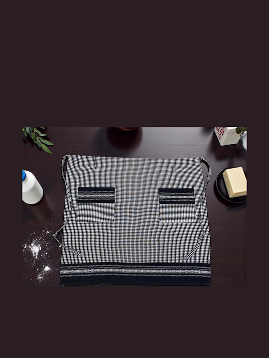 Linea Home Minoan Apron Black 80x60cm