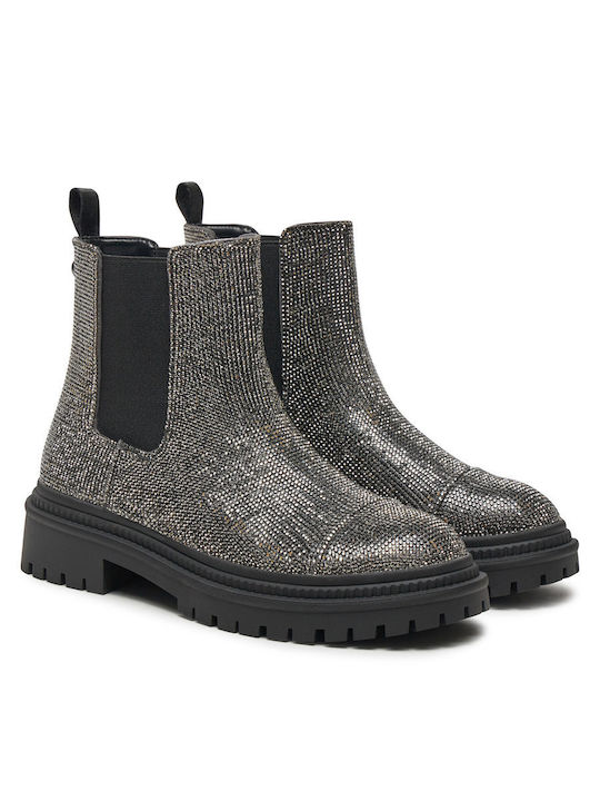 Women's Chelsea Boots Silver