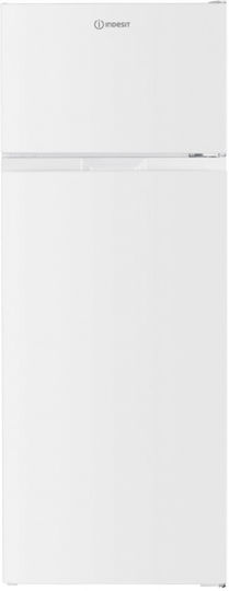 Indesit Kühlschrank mit Doppeltür 206Es H144xB55xT55cm. Weiß I55T0412W