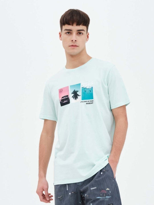 T-shirt Τιρκουάζ
