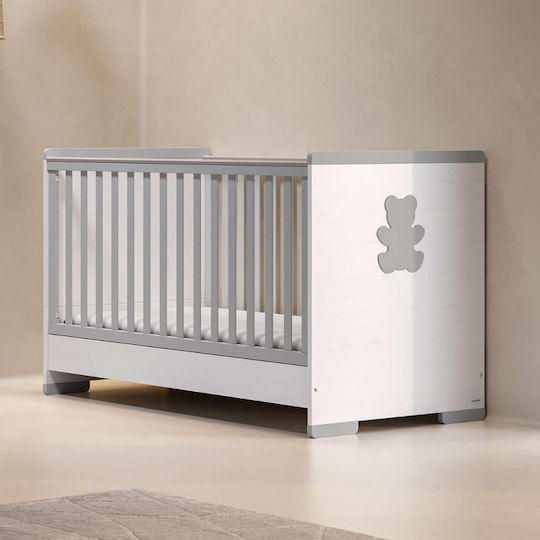 Casababy Smart Σετ Βρεφικού Δωματίου με Κρεβάτι & Συρταριέρα Λευκό / Γκρι
