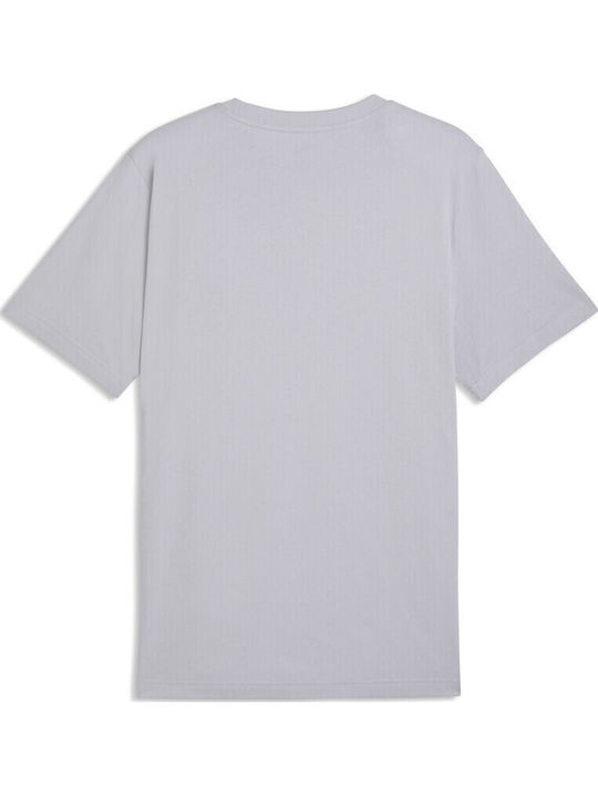PUMA Logo T-shirt Γκρι