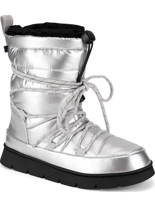 Damenstiefel Silber