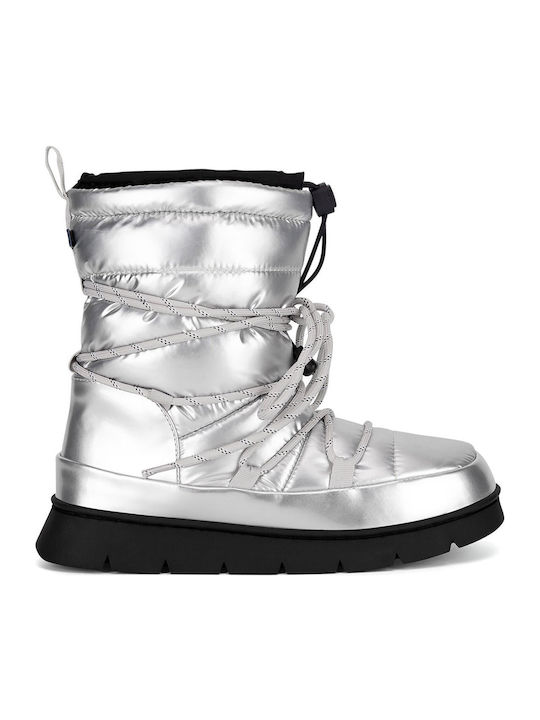 Damenstiefel Silber