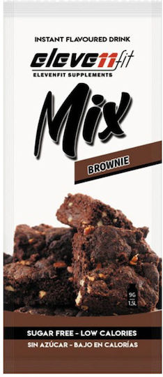 Eleven Fit Χυμός σε Σκόνη Mix Brownie Χωρίς Ζάχαρη 9gr
