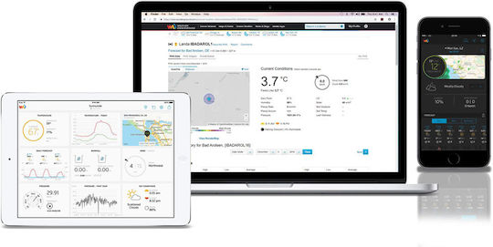 Bresser Weather Center 5-in-1 White 7002581 Wireless Stație meteorologică Analogic Alb