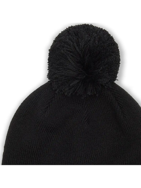 Beanie Ανδρικός Σκούφος Πλεκτός σε Μαύρο χρώμα