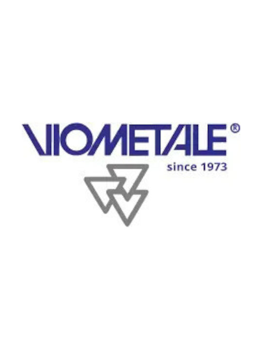 Viometale Πόμολο Εξώπορτας με Ροζέτα Δεξί με Επιστόμιο Όρο Ματ